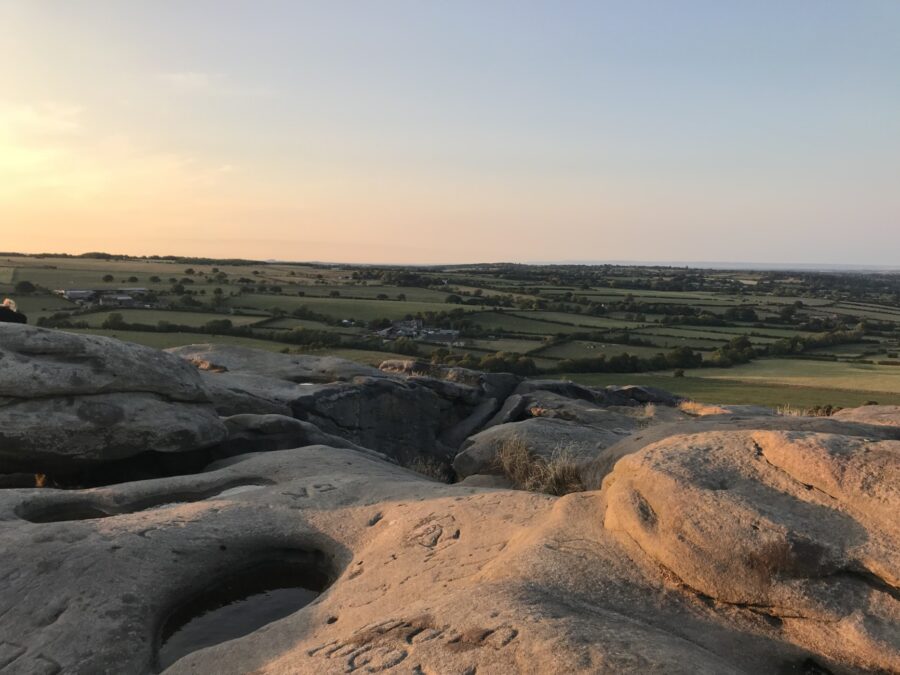 Almscliffe crag, Yorkshire